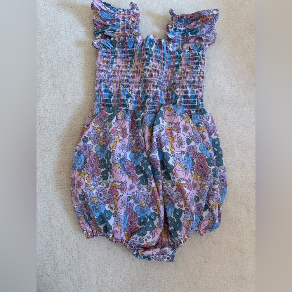 Poppy Kids Co Smocked Bubble